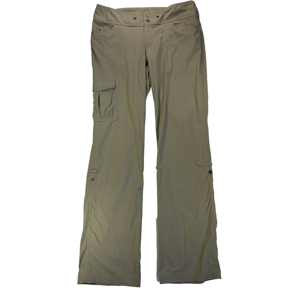 Columbia Men's 36X34 Khaki Omni Shield Roll Tab Hiking Pants Trails Cargo Light